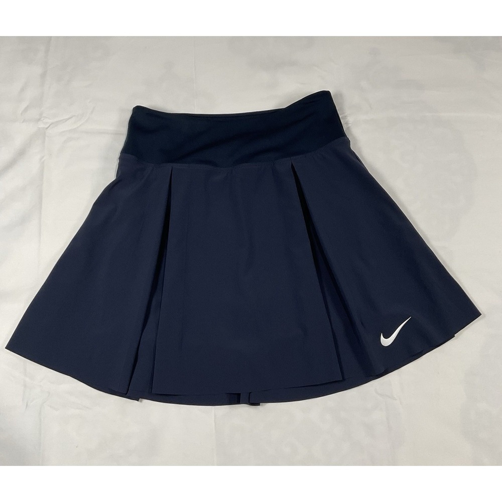 Nike Women's Navy Blue Standar Fit Short Length Tennis Skirt Size XS, Golf